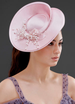 Vintage Fransız Stil Şapka Formlu Fascinator – Zarif Özel Tasarım Kadın Aksesuar