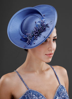 Vintage Fransız Stil Şapka Formlu Fascinator – Zarif Özel Tasarım Kadın Aksesuar