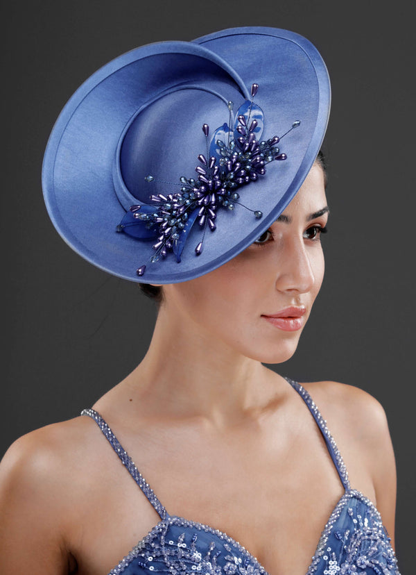 Vintage Fransız Stil Şapka Formlu Fascinator – Zarif Özel Tasarım Kadın Aksesuar
