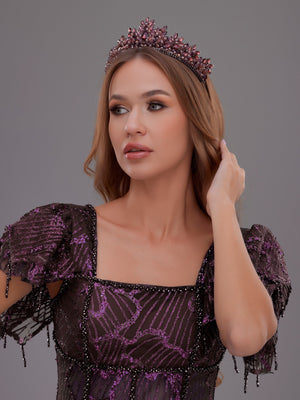 Işıltılı Kristal Taç – Özel Günler İçin El Yapımı Işıltılı Tasarım